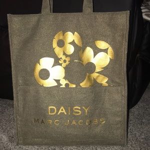 Marc Jacobs Daisy Canvas Shoppers Tote Bag